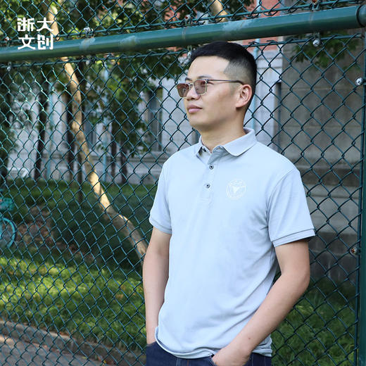【浙大文创】浙江大学运动浙大Polo衫-灰 商品图0