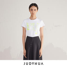 JUDYHUA 手工拓印系列简约T恤