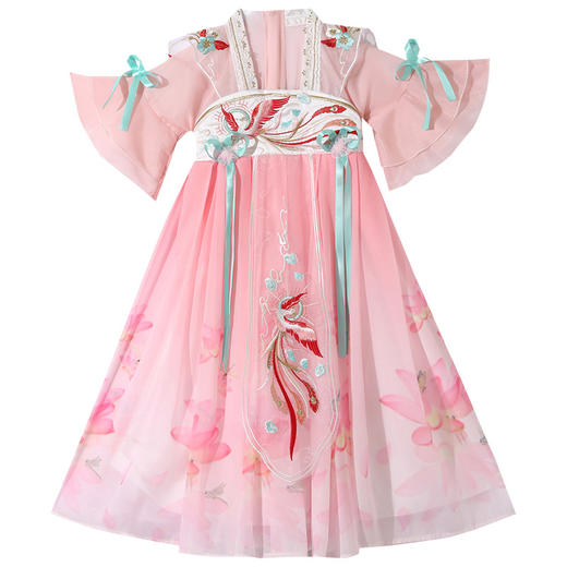 女童古装汉服超仙短袖连衣裙LS-26P313DX 商品图4