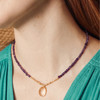 订购10周到｜Carousel Jewels-Fleurette-紫水晶 吊坠项链［英国设计师］ 商品缩略图0