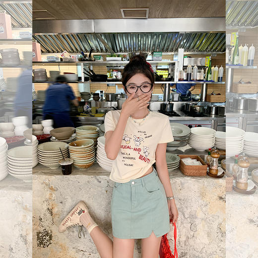 【110元任选2件】最后一波现货！小狗印花短袖T恤 商品图1