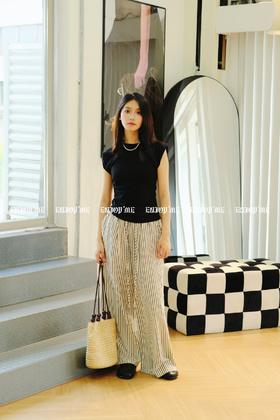 【门店同款】ENJOY夏季极简条纹裤套装 157996301