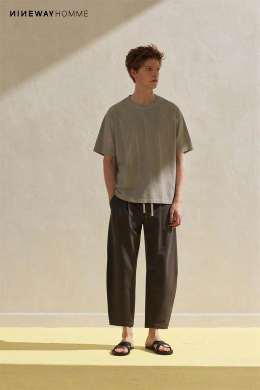 201186复古做旧短袖T恤 商品图2