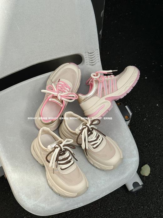 新品女士双层吸膜底百搭时尚老爹鞋643B42562（W） 商品图0