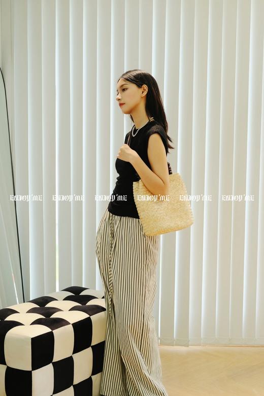 【门店同款】ENJOY夏季极简条纹裤套装 157996301 商品图1