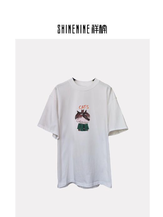 W420412191趣味手绘短袖T恤 商品图0