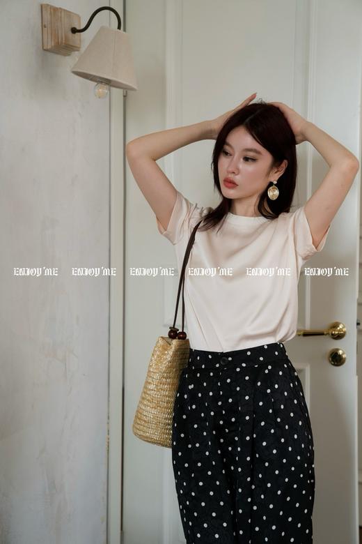 【门店同款】ENJOY夏季智性-质感印花长裤套装 157894436 商品图9