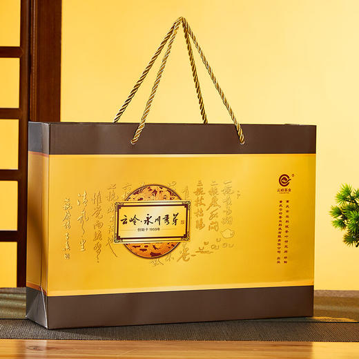 云岭茶业 永川秀芽2024新茶明前绿茶 高端(特川)茶叶礼盒装春茶重庆特产 天地盖礼盒150g 商品图2