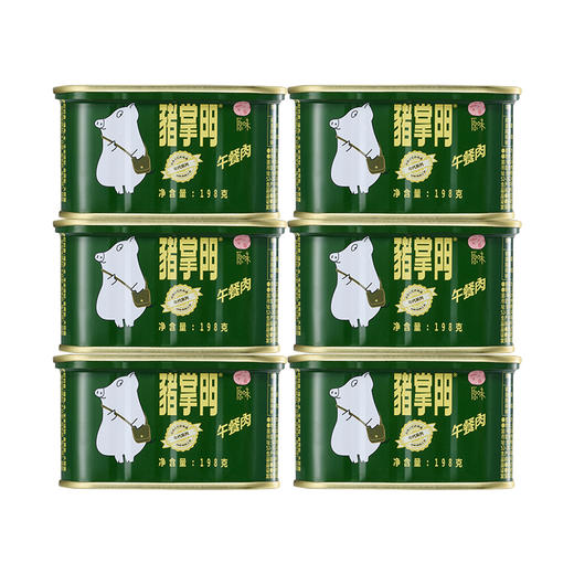 猪掌门年代午餐肉 经典原味 开罐即食 198g/罐 商品图2