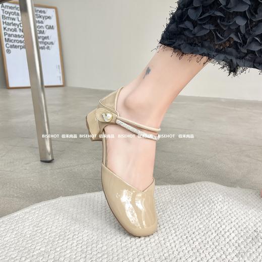 新品漆皮圆头百搭休闲女鞋829B42521（W） 商品图2