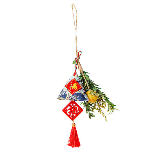 【端午祈福香囊挂件 防蚊虫 祈平安】端午节福字香包挂件 成品 国风荷包手工刺绣香囊随身包边香袋子 商品图4