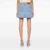 GCDS 女士徽标贴片迷你牛仔短裙 蓝色 A1CW3201DA075 商品缩略图2