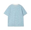 T1015夏季新款条纹男士上衣百搭潮流休闲短袖复古宽松T恤 商品缩略图3