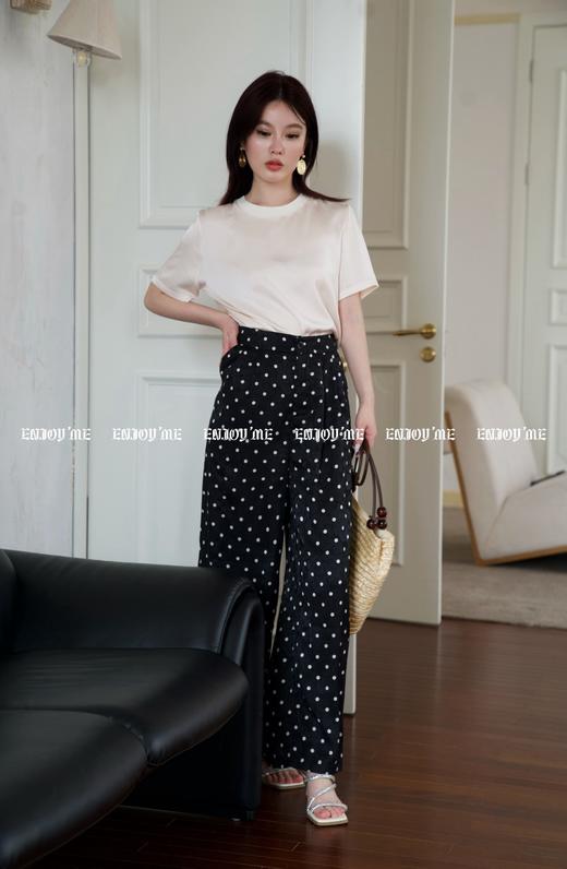 【门店同款】ENJOY夏季智性-质感印花长裤套装 157894436 商品图6