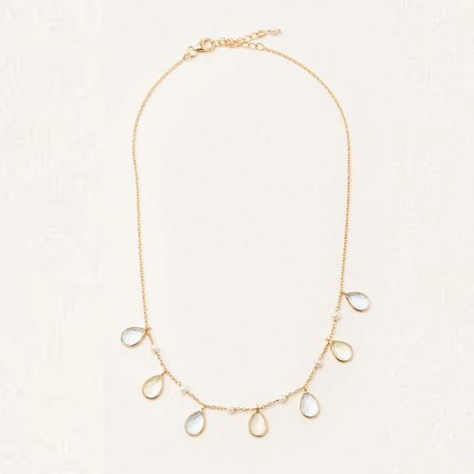 北京仓｜Carousel Jewels-Masha-托帕石 石英 珍珠 吊坠项链［英国设计师］ 商品图1
