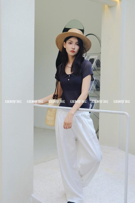 【门店同款】ENJOY夏季高级感轻薄休闲裤 158043801 商品图4