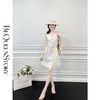 BeQueenStory【松茶情书】法式气质显瘦时尚V领收腰连衣裙配腰链 商品缩略图2