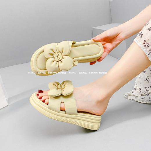 新品女士太阳花厚底休闲拖鞋968B42578（W） 商品图4
