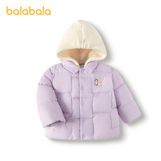 巴拉巴拉童装儿童羽绒服女童婴儿男童宝宝外套新款可爱时尚萌 商品图4