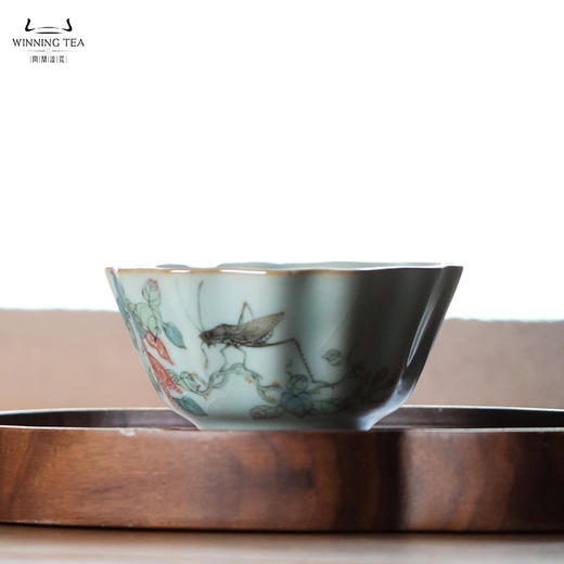 问鼎汝瓷鼎峰系列天青老款祥瑞杯（如影随形） 商品图0