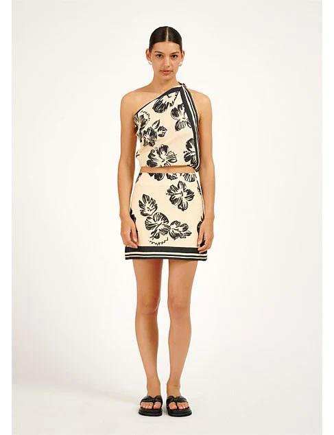 Roame - Marcy Mini Skirt - Hibiscus Sunrise - 女装 - 短裙 - 木槿 商品图0