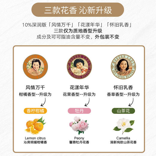 摩登红人可可脂四季护手霜面霜礼盒四盒装生日节日老上海伴手礼 商品图7