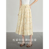 【专属特价】熙世界新中式印花天丝阔腿裤宽松高腰夏新款国风七八分休闲裙裤 商品缩略图1