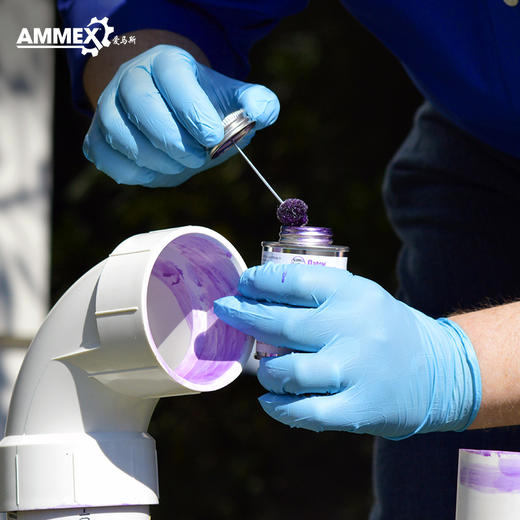 【进口 标准型】积分商城 一次性蓝色丁腈手套（无粉 微麻面）餐饮食品接触实验室纹身汽修 APFNC 商品图5