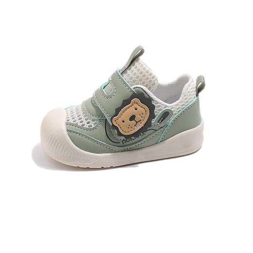 【夏日清凉，单网透气~】软面软底婴儿鞋 网面透气儿童学步鞋 男宝宝机能鞋 女童单魔术贴凉鞋-QQ 商品图7