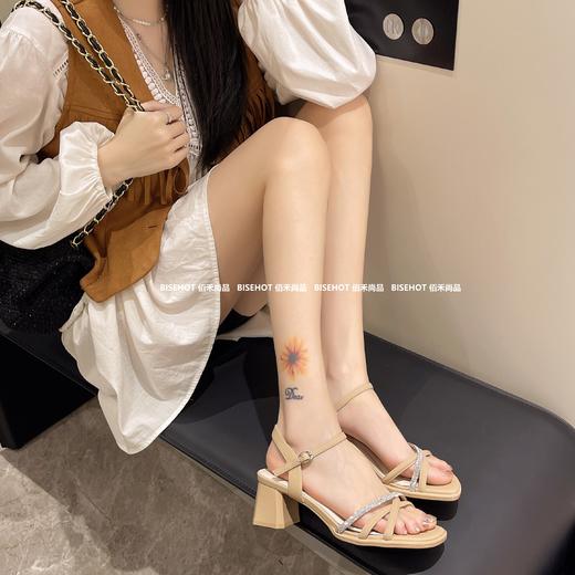 新品粗跟百搭时尚凉鞋909B42588（W） 商品图4