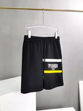 FD怪兽眼 2024新款 拼接刺绣字母 休闲短裤/中裤/五分裤 Z-11718