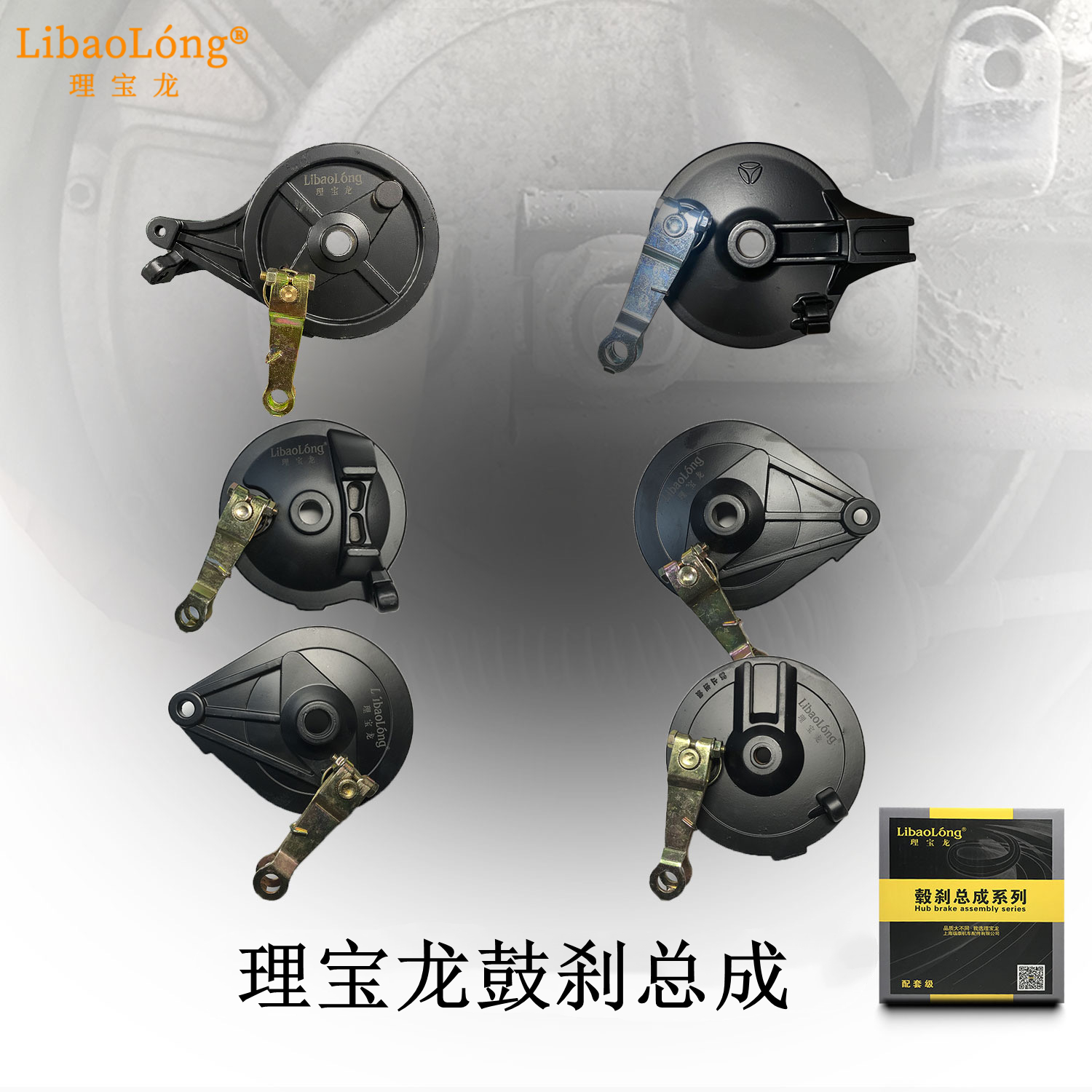 理宝龙（前后）鼓刹车总成