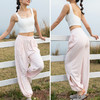 凉感爽滑面料 UPF50+防晒宽松束脚裤 垂感飘逸 遮肉显瘦长裤 商品缩略图3