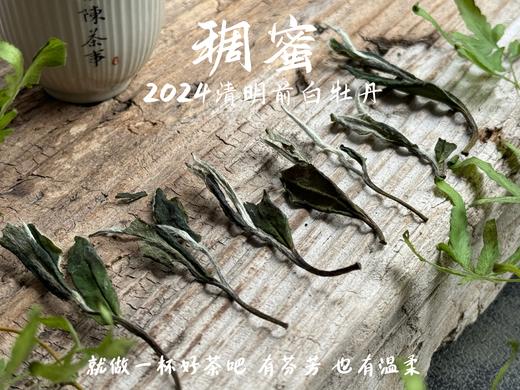 【2024春茶来了】2024清明前白牡丹滋味稠蜜、汤水柔润、花香清丽，在喉间，开出了一朵朵炫烂的春日之花 商品图6