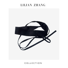 LILIAN ZHANG定制——经典黑色——日常百搭打结系带腰封腰带 2413001