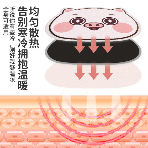 可爱暖宝宝发热贴卡通暖身贴 暖贴 防寒自发热暖贴 异形暖宝贴 商品图2