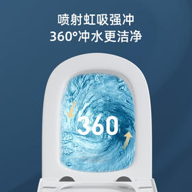 帝王洁具马桶虹吸式抽水坐便器家用卫生间卫浴防臭防溅陶瓷座便器TT023