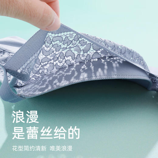 【商场同款】熳洁儿 婴儿棉无钢圈远红外线功能小胸聚拢显大文胸21701508 商品图3