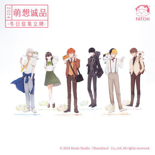 一群喵冬日信笺系列立牌 商品图1