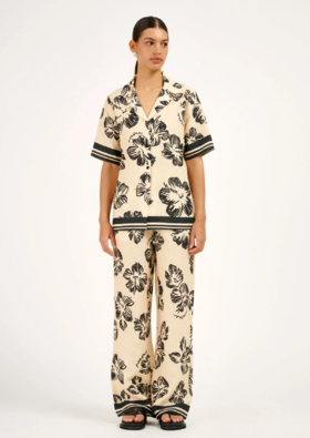 Roame - Cruz Shirt - Hibiscus Sunrise - 女装 - Polo衫 - 木槿