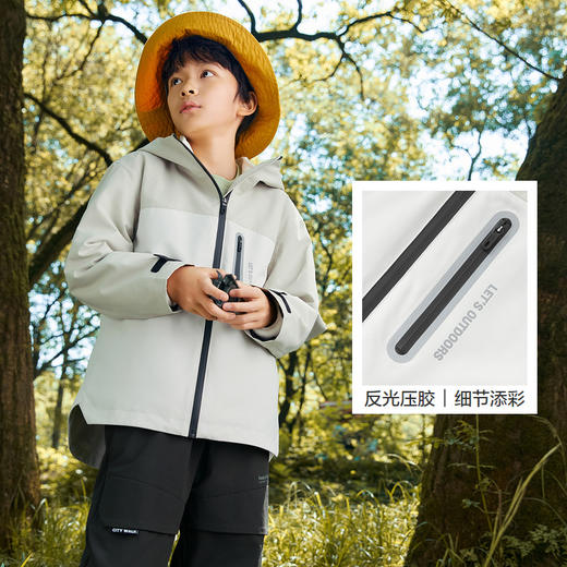 巴拉巴拉冲锋衣童装儿童外套年新款春秋装男童女童防风三合一 商品图2