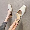 新品漆皮杏头百搭舒适平底拖鞋845B42570（W） 商品缩略图6