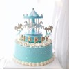 【音乐盒蓝色木马蛋糕】 商品缩略图0