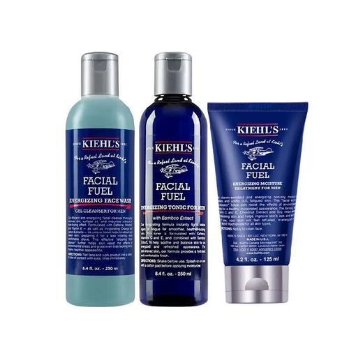 Kiehl's/科颜氏 男士保湿三件套 洁面啫喱250ml+爽肤水250ml+保湿乳液125ml 商品图1