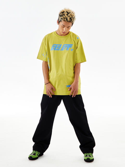 Cryingcenter去哭去爱泪与汗亮橙色姜绿色索罗娜速干短袖哭喊中心 商品图2