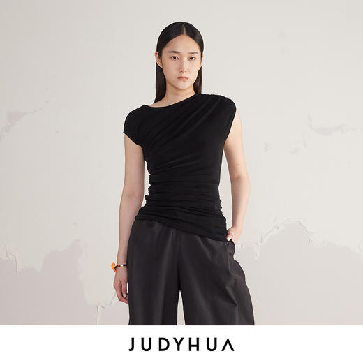JUDYHUA 禅系列扭转无袖上衣 商品图0