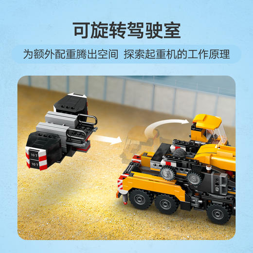 乐高LEGO 黄色移动式工程起重机LEGC60409 商品图6