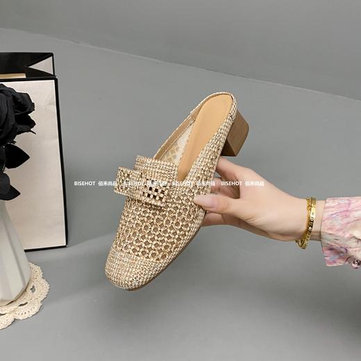 新品女士牛津软底闪钻女拖鞋968B42577（W） 商品图4