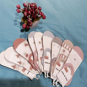 【10元4双】优西诺长绒棉隐形女袜（1225674）