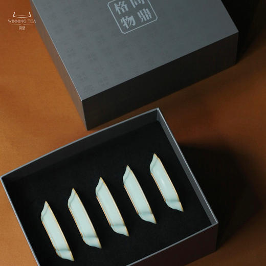 问鼎汝瓷鼎峰系列天青四叶杯碟 商品图4